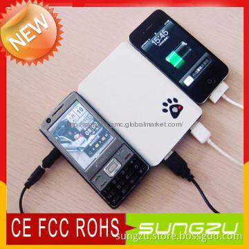 Travel Battery Power Bank& power bank with  5V 2.5A or 9V 1A